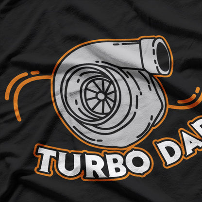 Turbo Dad Racing Car Enthusiast Vintage Retro Style T-Shirt