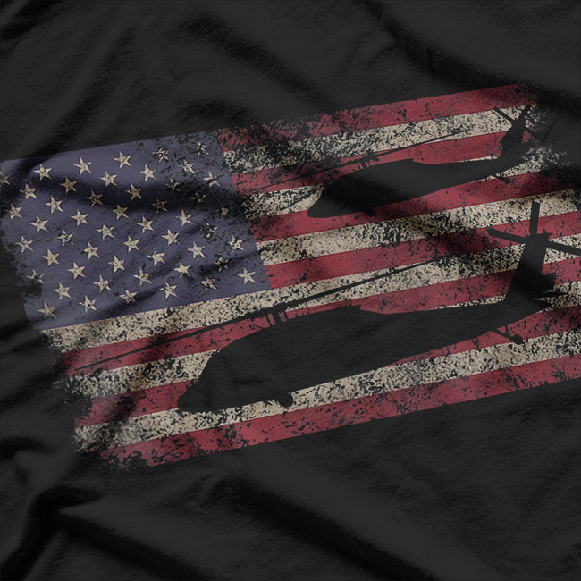 UH-60 Black Hawk Military Helicopter Pilot Veteran T-Shirt