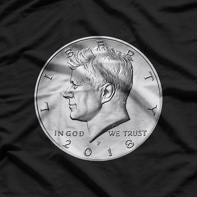 USA JFK Half Dollar Coin – Vintage Kennedy Tribute Love T-Shirt