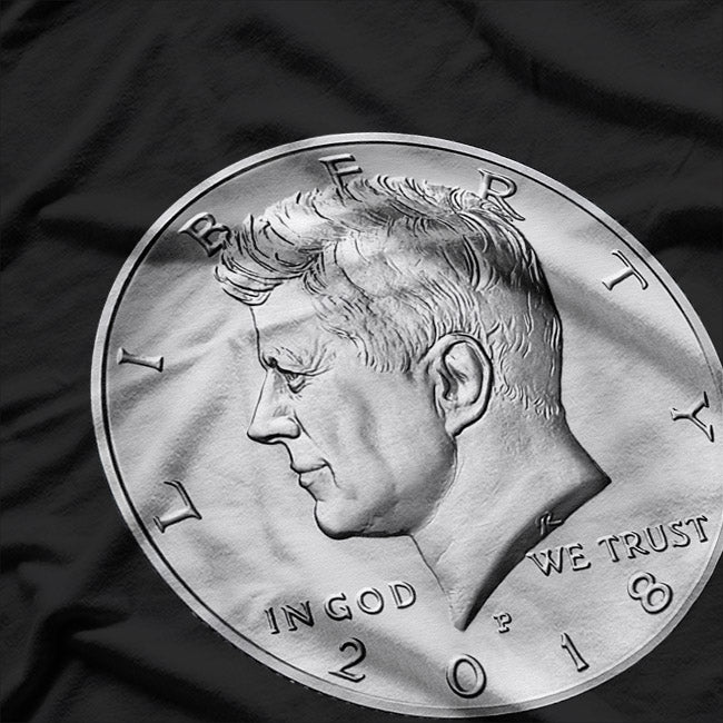 USA JFK Half Dollar Coin – Vintage Kennedy Tribute Love T-Shirt
