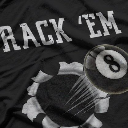Unique Billiards 8 Ball Pool Player Graphic T-Shirt