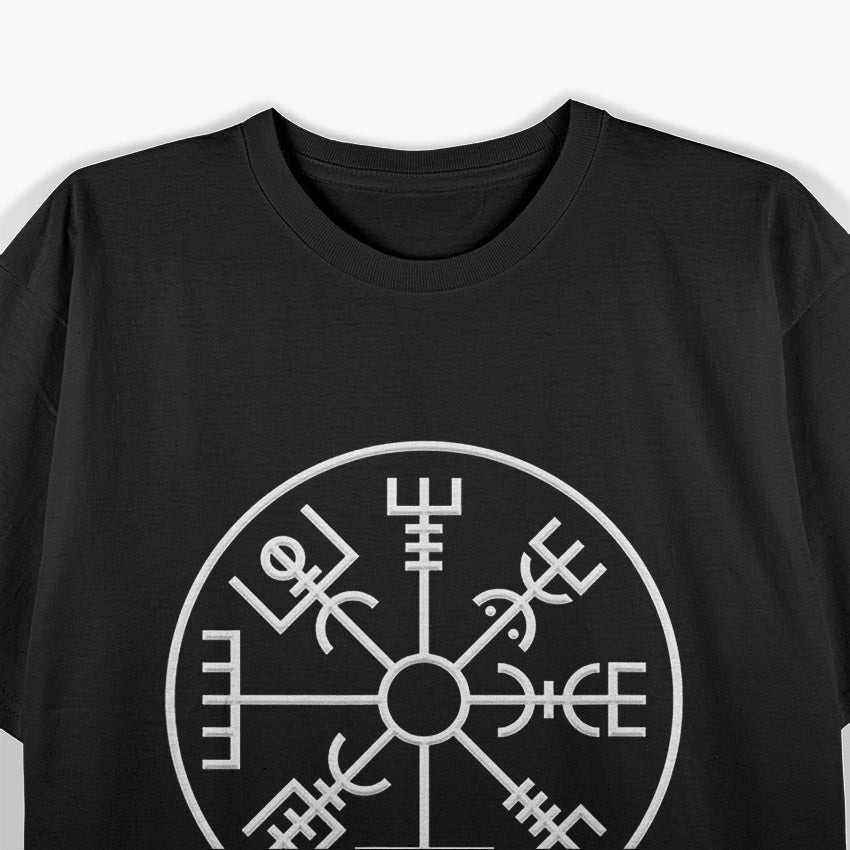 Vegvisir Viking Compass Icelandic Nordic Norse Viking Symbol T-Shirt