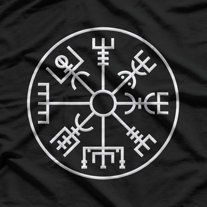 Vegvisir Viking Compass Icelandic Nordic Norse Viking Symbol T-Shirt