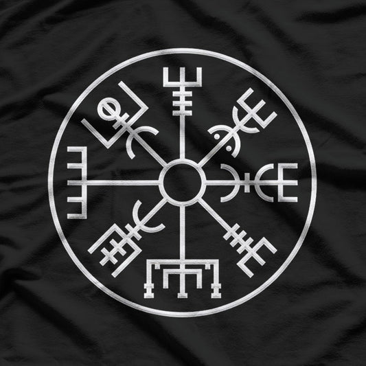 Vegvisir Viking Compass Icelandic Nordic Norse Viking Symbol T-Shirt