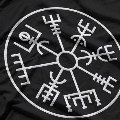 Vegvisir Viking Compass Icelandic Nordic Norse Viking Symbol T-Shirt