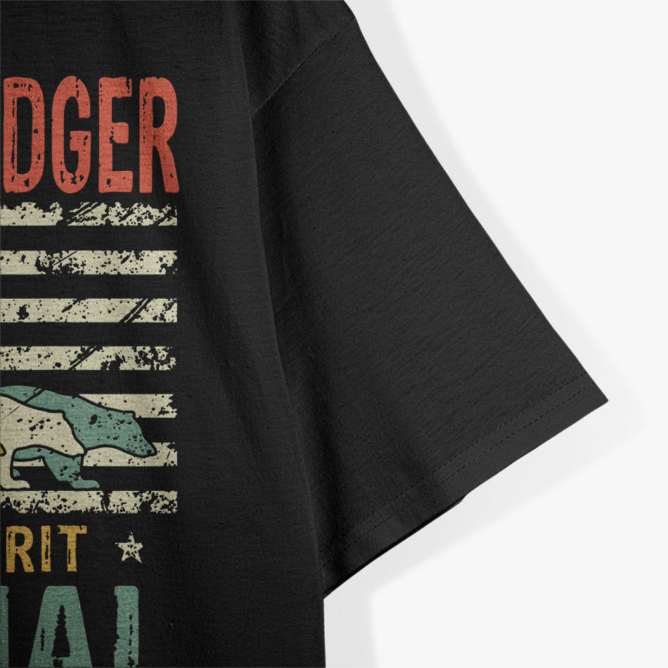Honey Badger Is My Spirit Animal T-Shirt