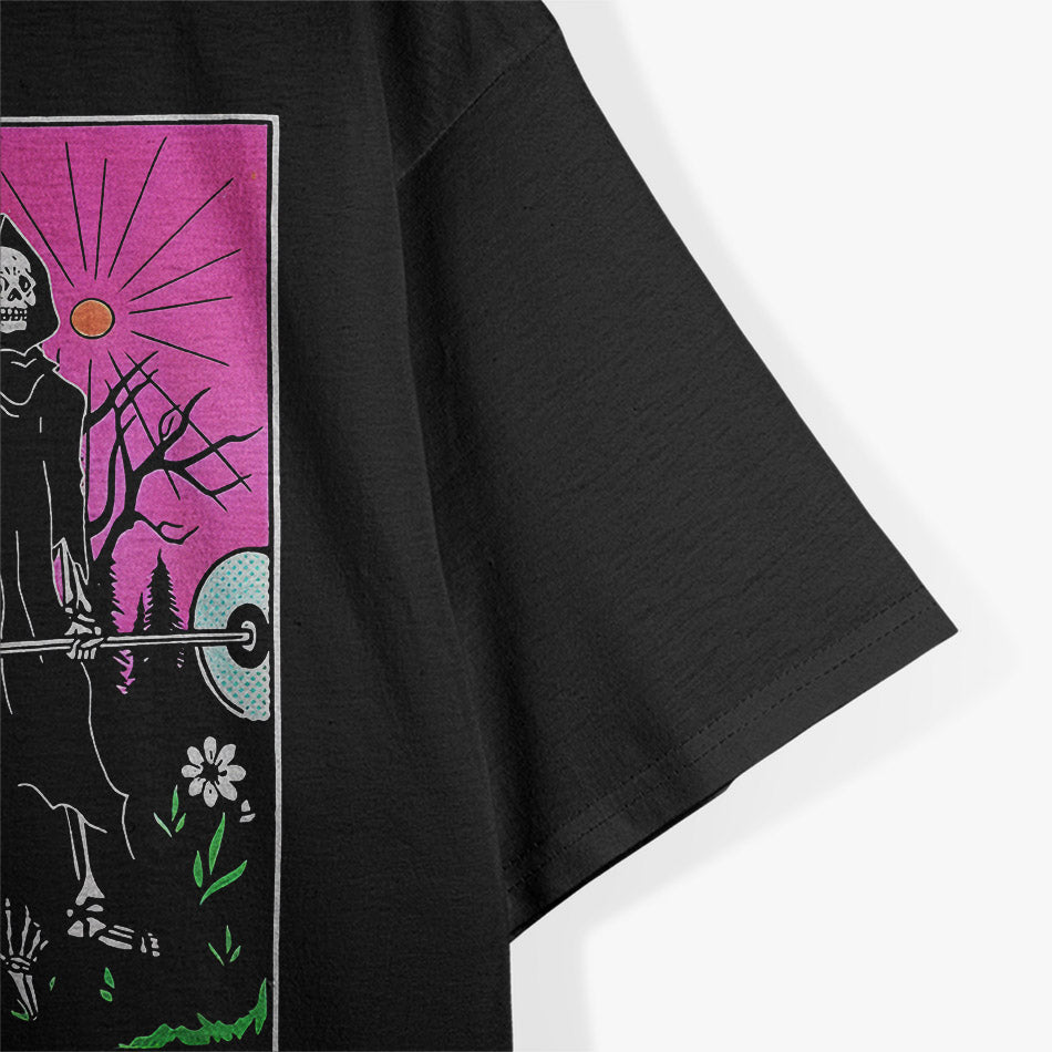 Tarot Card Gym: Deadlifts and Occult Vibes T-Shirt