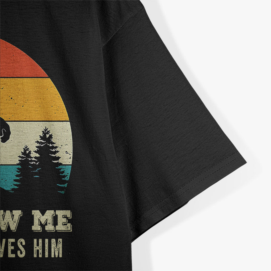 Bigfoot Saw Me Funny Cryptid Humor T-Shirt