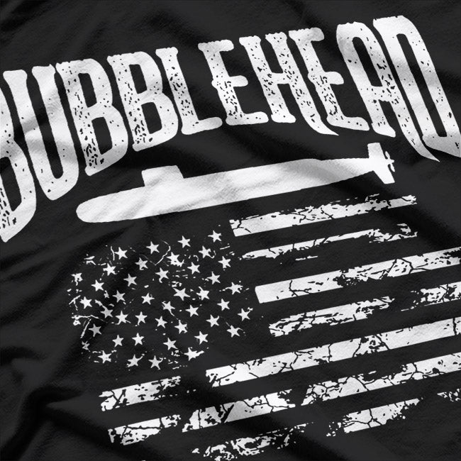 Bubblehead Submarine Veteran – Black & White Classic T-Shirt