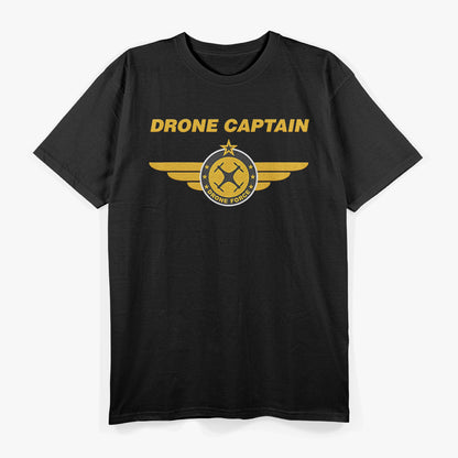 Drone Captain – Pilot Wings Drone Operator Aerotech Love T-Shirt