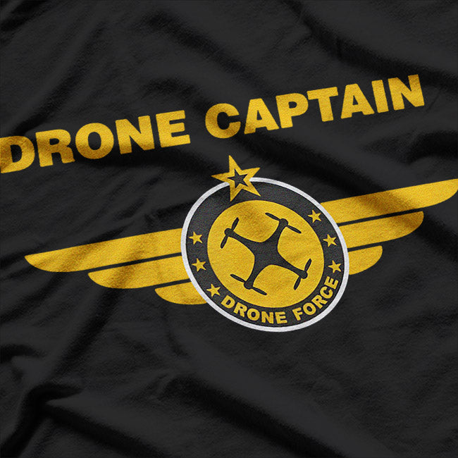Drone Captain – Pilot Wings Drone Operator Aerotech Love T-Shirt