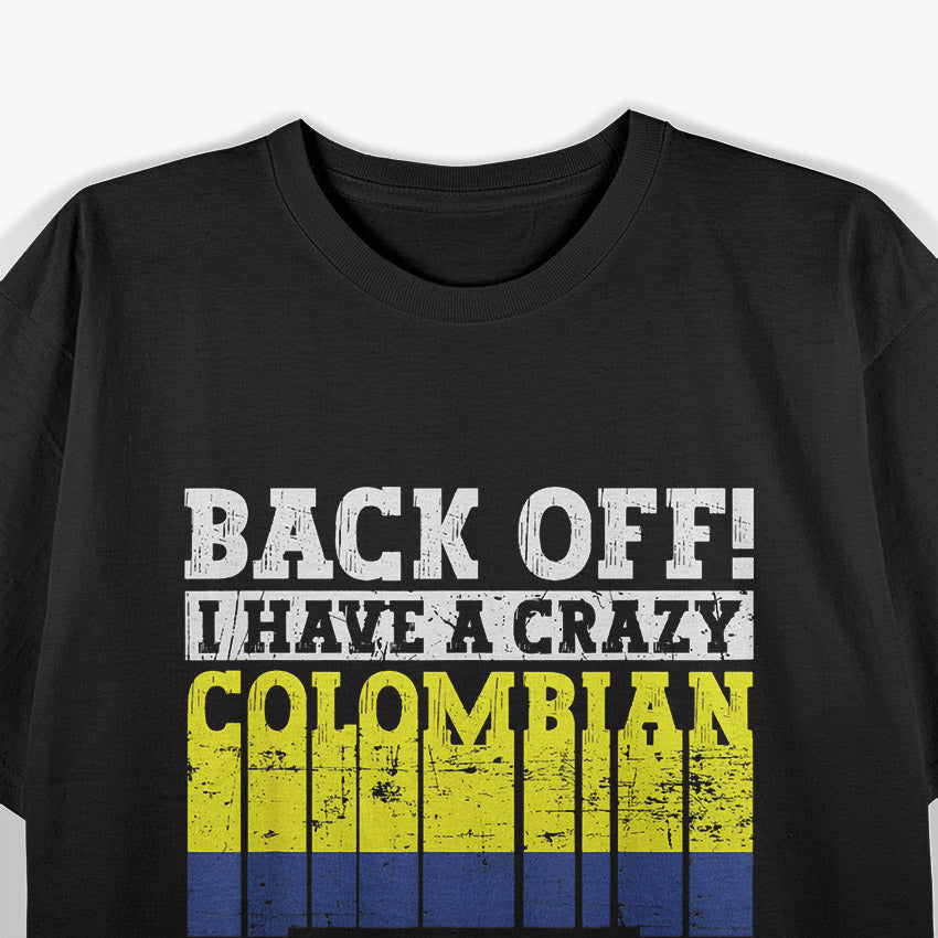 Colombia Pride – Humorous Husband Flag Heritage T-Shirt
