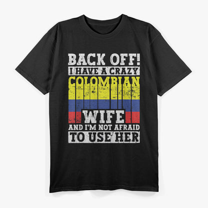 Colombia Pride – Humorous Husband Flag Heritage T-Shirt