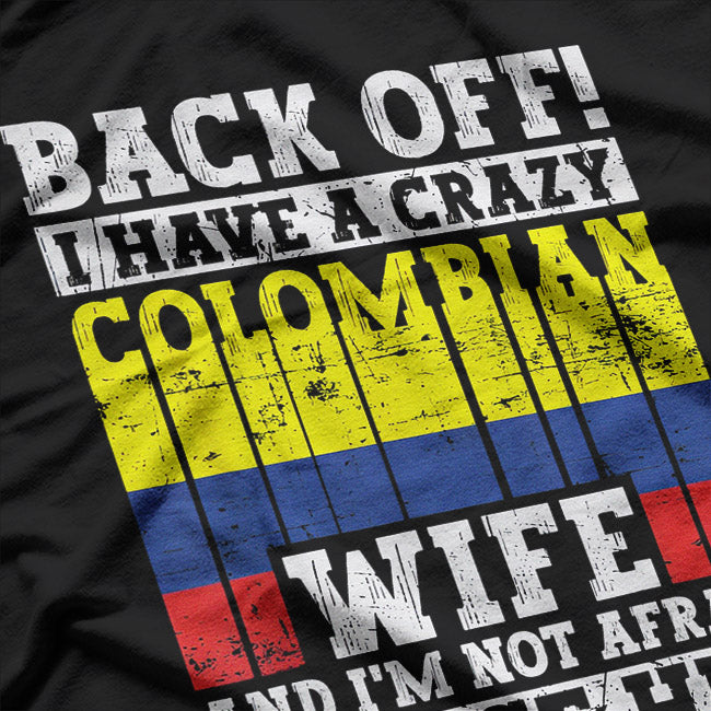 Colombia Pride – Humorous Husband Flag Heritage T-Shirt