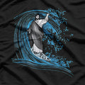 Surfing Jesus – Funny Christian Beach Humor T-Shirt