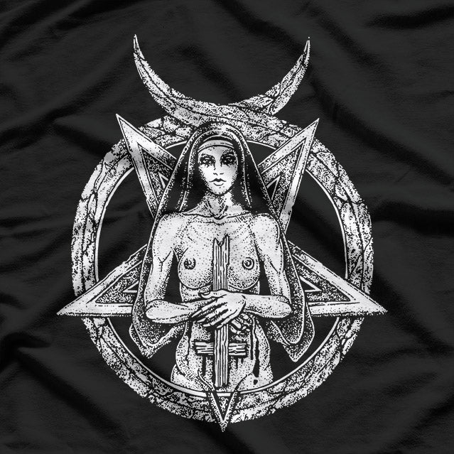 Gothic Unholy The Satanic Nun T-Shirt