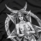 Gothic Unholy The Satanic Nun T-Shirt
