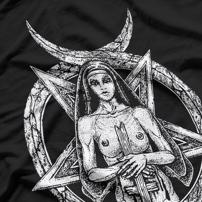 Gothic Unholy The Satanic Nun T-Shirt