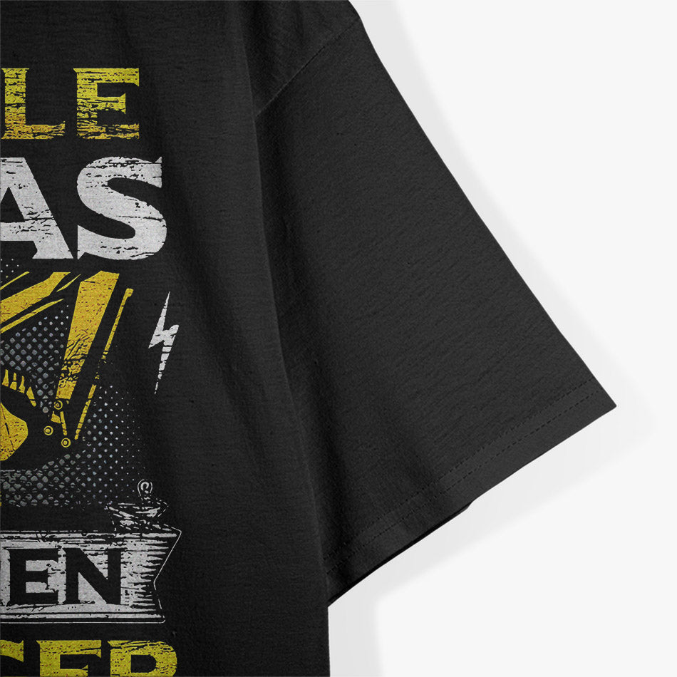 Herren Baggerfahrer – Opa Geschenk Baumaschine Fahrer T-Shirt