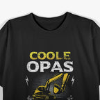 Herren Baggerfahrer – Opa Geschenk Baumaschine Fahrer T-Shirt