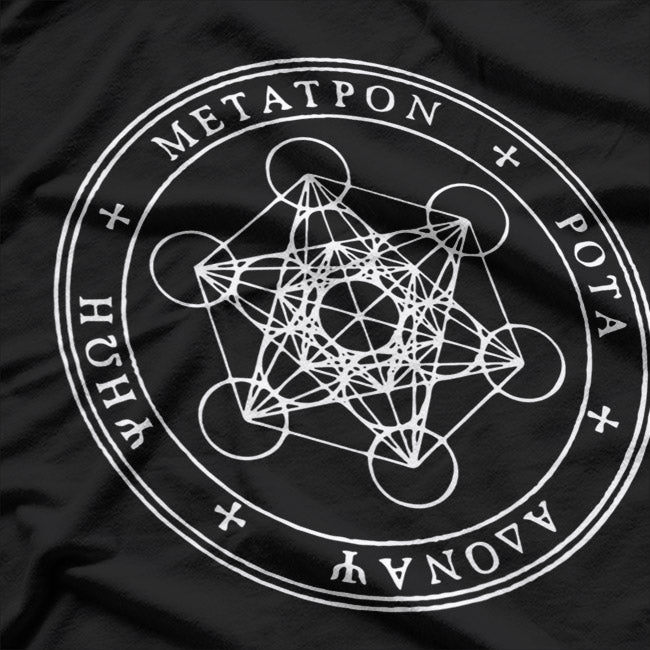 Holy Seal of Archangel Metatron aka Enoch Sigil Sacred Geometry T-Shirt