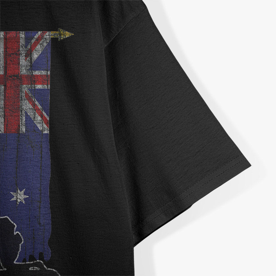 Lest We Forget ANZAC Day – Australian Remembrance Graphic T-Shirt