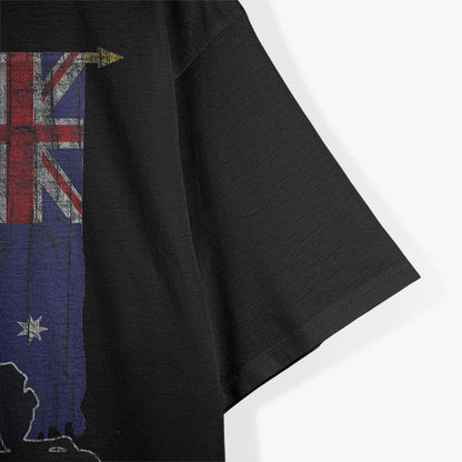Lest We Forget ANZAC Day – Australian Remembrance Graphic T-Shirt