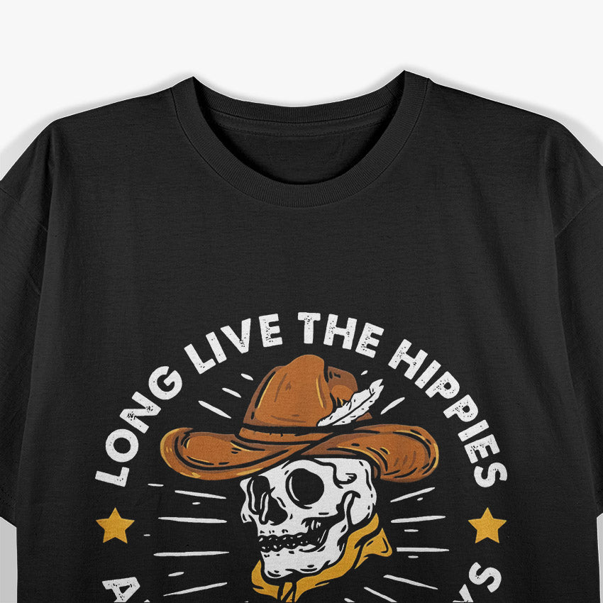 Long Live The Hippies And The Cowboys T-Shirt