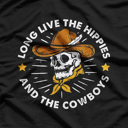 Long Live The Hippies And The Cowboys T-Shirt