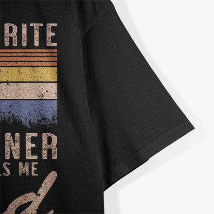 Cross Country Dad My Favorite Runner Calls Me Dad  T-Shirt