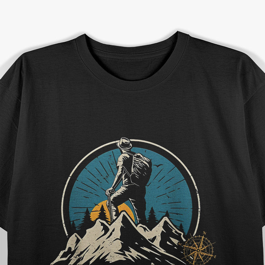 Out of Breath Hiking Society Funny T-Shirt