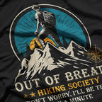 Out of Breath Hiking Society Funny T-Shirt