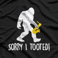 Sorry I Tooted: Bigfoot’s Guilty Secret T-Shirt