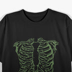Funny Skeleton Rock Band Parody Retro Music Graphic T-Shirt
