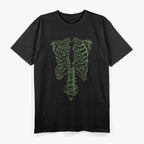 Funny Skeleton Rock Band Parody Retro Music Graphic T-Shirt