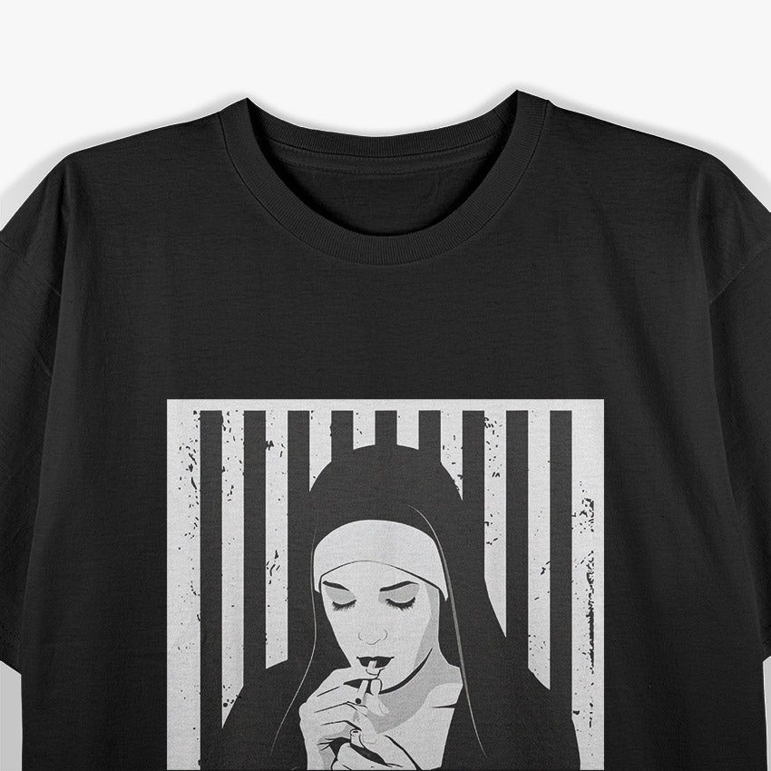 Techno Nun – Hardstyle Rave Party Vibes T-Shirt