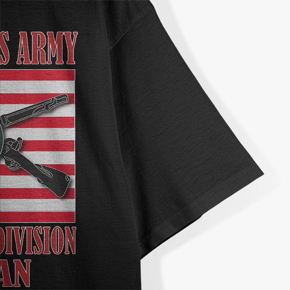 US Army 7th Infantry Division Veteran – American Flag T-Shirt