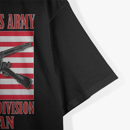 US Army 7th Infantry Division Veteran – American Flag T-Shirt