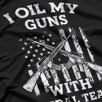 Vintage Gun Lover, I Oil My Guns With Liberal Tears T-Shirt