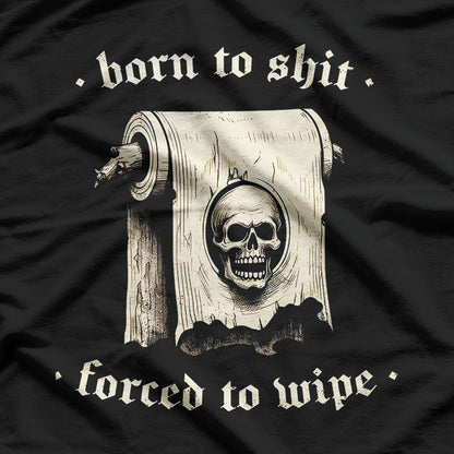 Born to Laugh – Vintage Skull Joke T-Shirt
