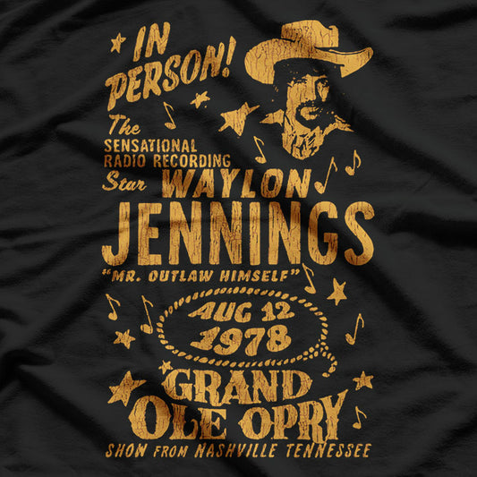 Vintage Country Music – Retro 70s Graphic T-Shirt
