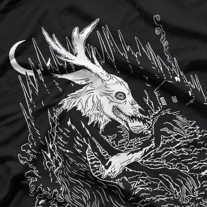 Wendigo Cryptid Cannibal Spirit Horror Legend Graphic T-Shirt