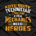 Auto Body Technician: Skilled Mechanic & Car Repair T-Shirt