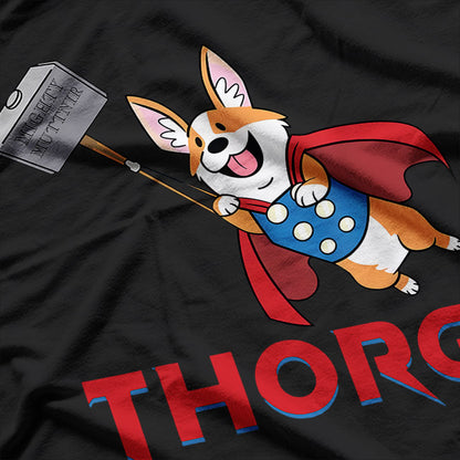 Thorgi Corgi Norse God Parody T-Shirt