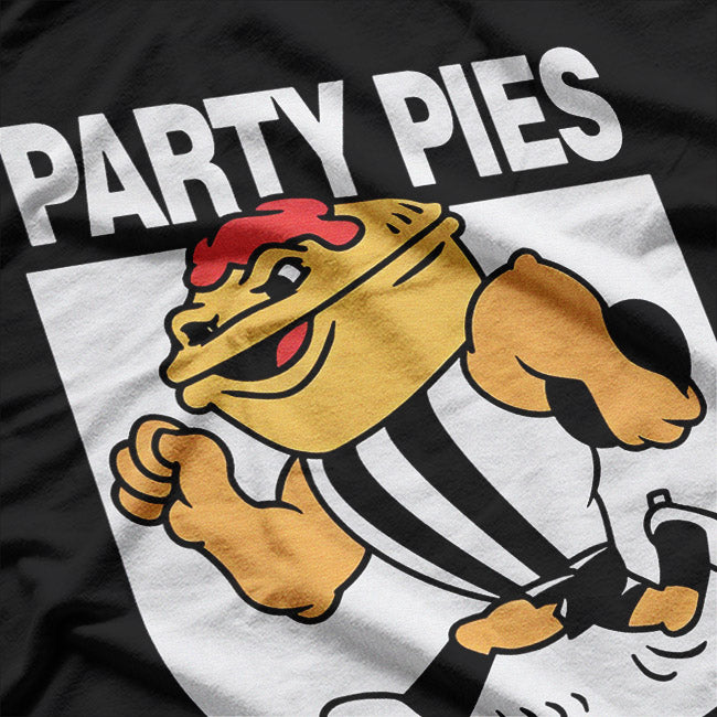 AFL BBQ Collingwood - Game Day Grilling with Pies Pride T-Shirt