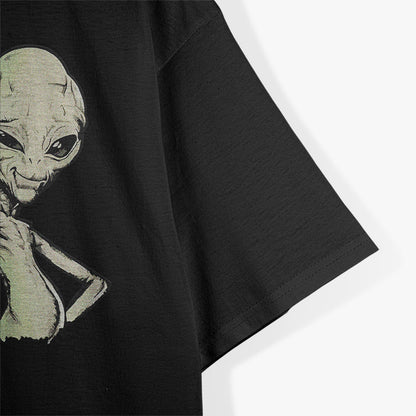 Alien Middle Finger - Intergalactic Rebellion with a Bold Message T-Shirt