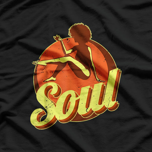 Vintage 70s Soul Music Lover Retro Costume T-Shirt