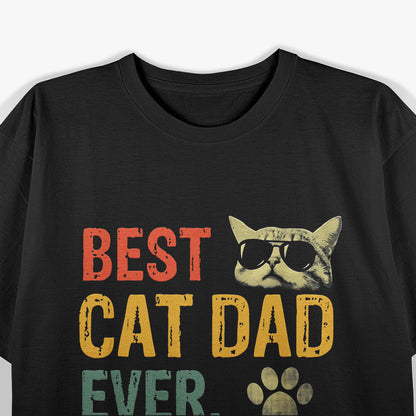 Vintage Best Cat Dad T-Shirt