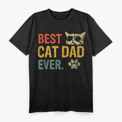 Vintage Best Cat Dad T-Shirt