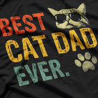 Vintage Best Cat Dad T-Shirt